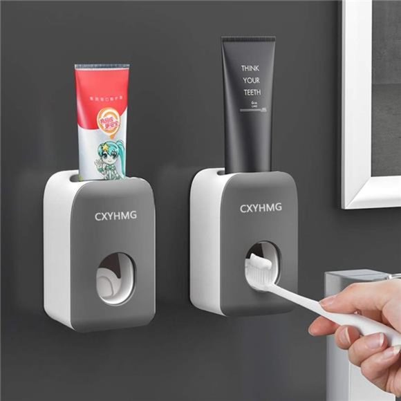 Toothpaste Dispenser 2 PCS Automatic Squeezer Dispenser for Bathroom - Picture 1 of 7